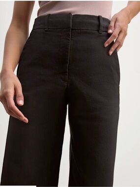 Everlane Black High-Rise Wide-Leg Pants